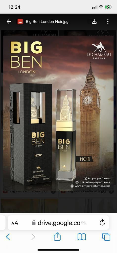 BIG BEN LONDON NOIR